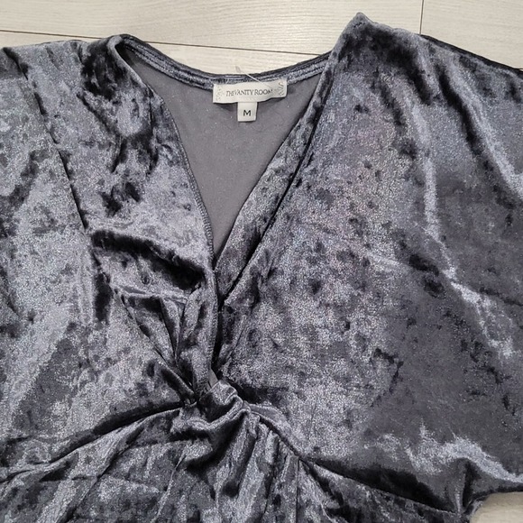 The Vanity Room Velvet Wrap Dress - Picture 5 of 7